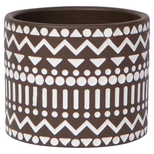 Brown Spark Spark Plant Pot Medium 4.25 inch
