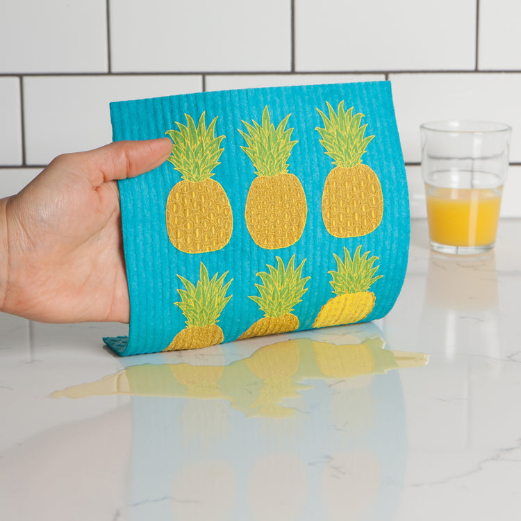 Pineapples Swedish Sponge Cloth