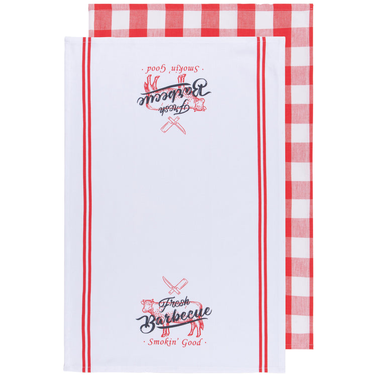 BBQ Coordinated Dishtowels Set of 2