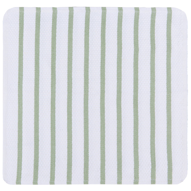 Basketweave Sage Green Dishcloths Set of 2