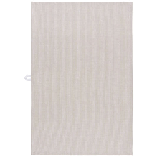 Dove Gray Pinstripe Linen Dishtowel