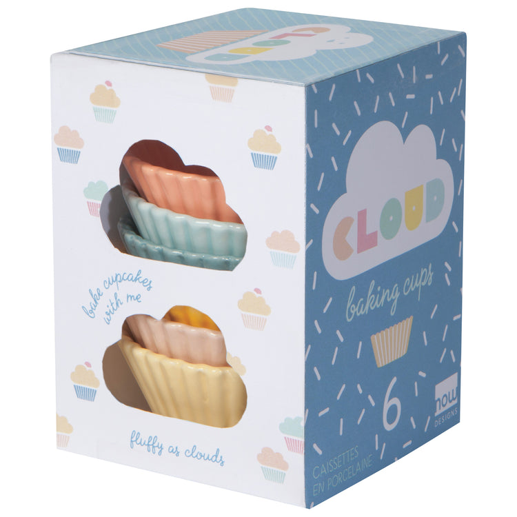 Cloud Baking Cups Set of 6