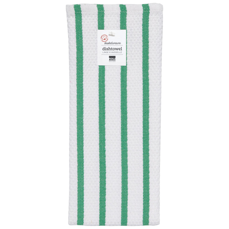 Basketweave Greenbriar Dishtowel