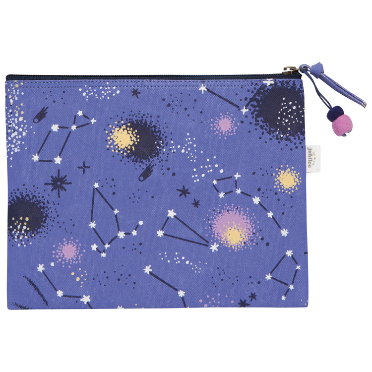 Shine Zipper Pouches Set of 2