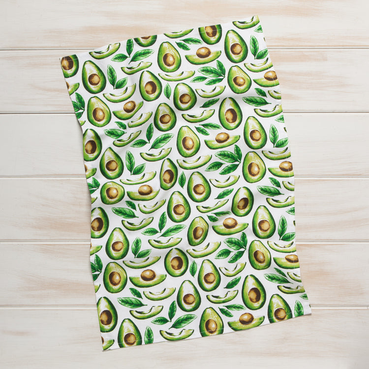 Avocados Cotton Dishtowel