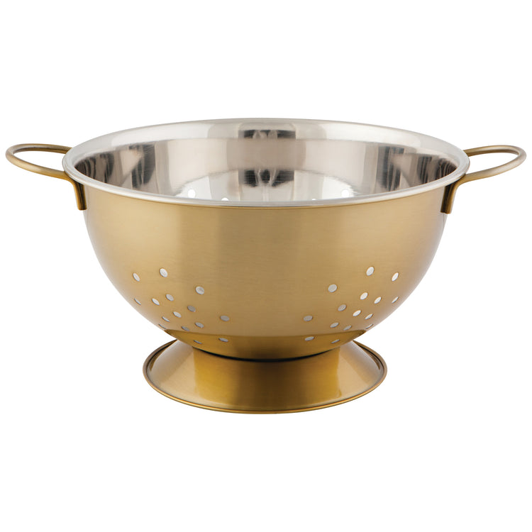 Steel Gold Colander Large