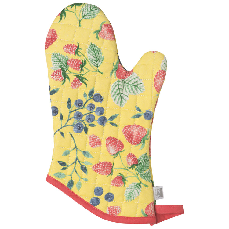 Berry Patch Quilted Oven Mitt