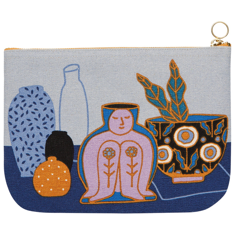 Still Life Large Zipper Pouch