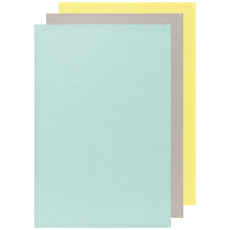 Jade Moonstruck Zest Floursack Dishtowels Set of 3