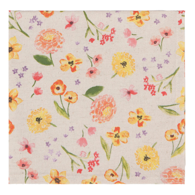 Cottage Floral Printed Napkins Set of 4