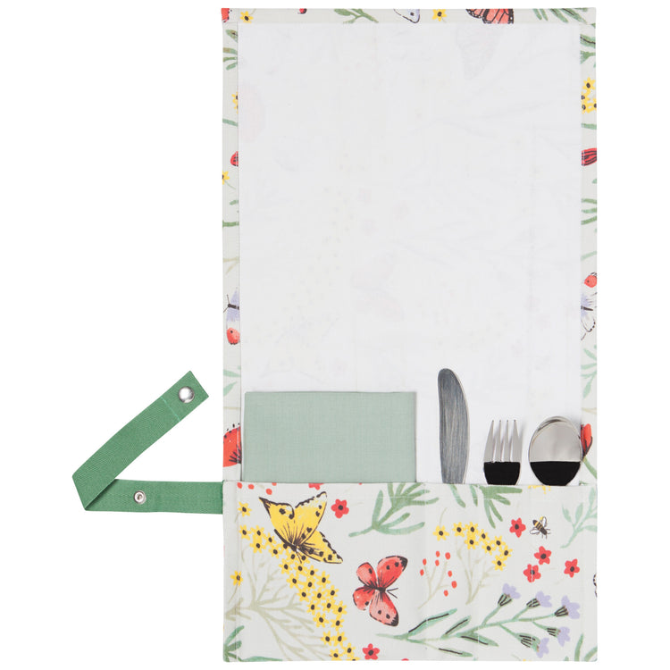 Morning Meadow Roll Up Utensil Set of 5
