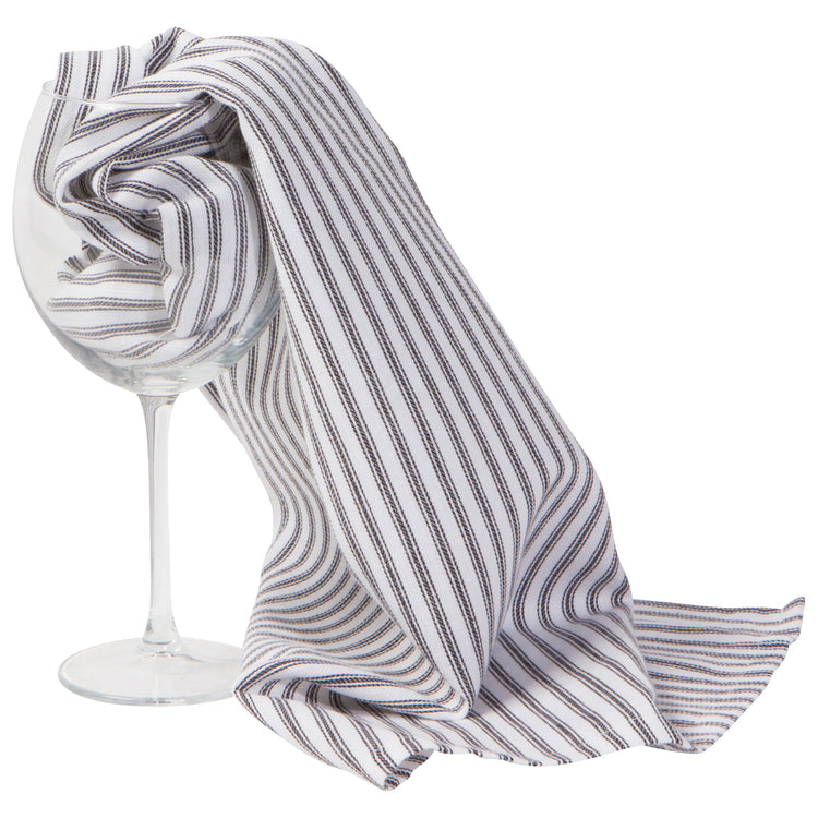 Glass Black Dishtowels Set of 2