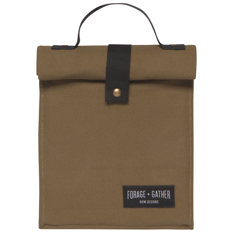 Forage And Gather Green Lunch Bag