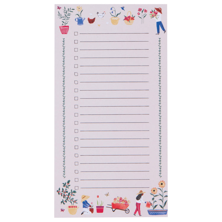 Green Thumb List It Magnetic Notepad