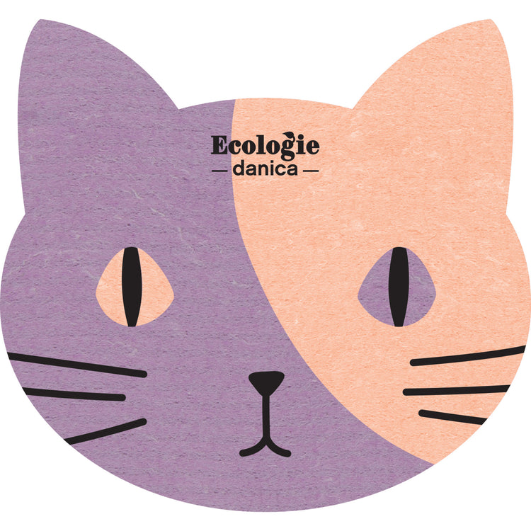 Cats Shaped Swedish Sponge Cloths Set of 3