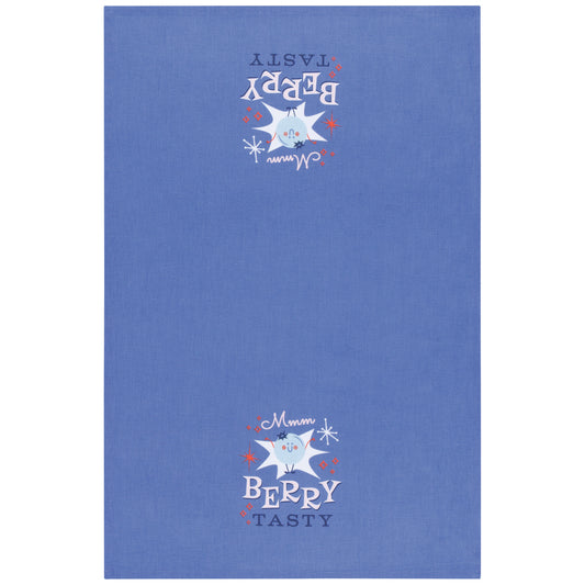 Cheeky Berry Printed Cotton Dishtowel