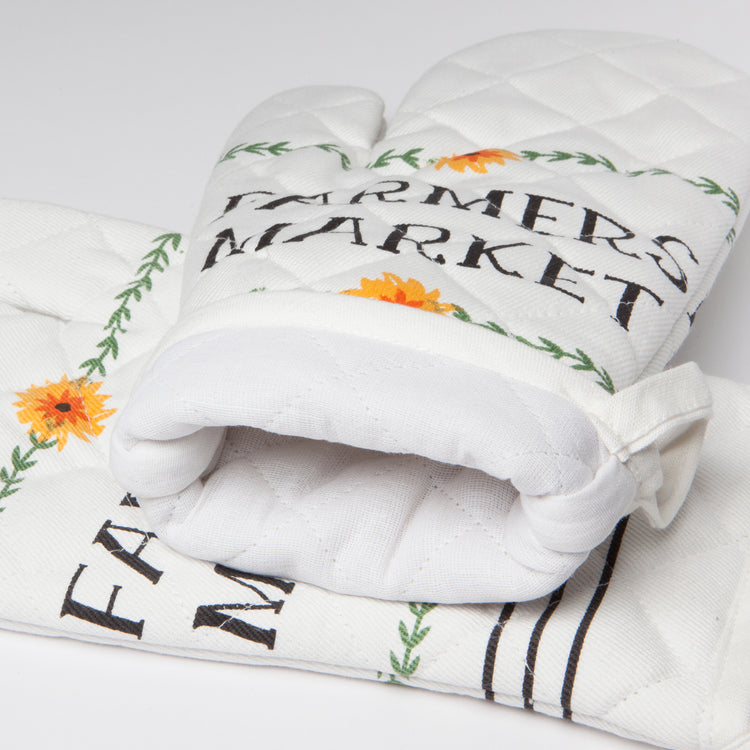 Farmers Market Spruce Oven Mitt