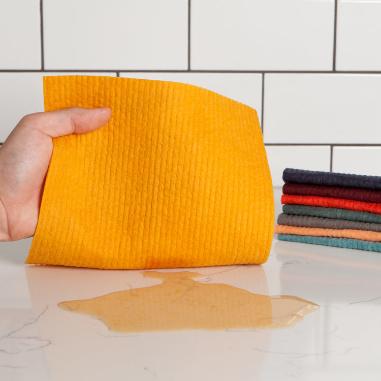 Ochre Swedish Sponge Cloth