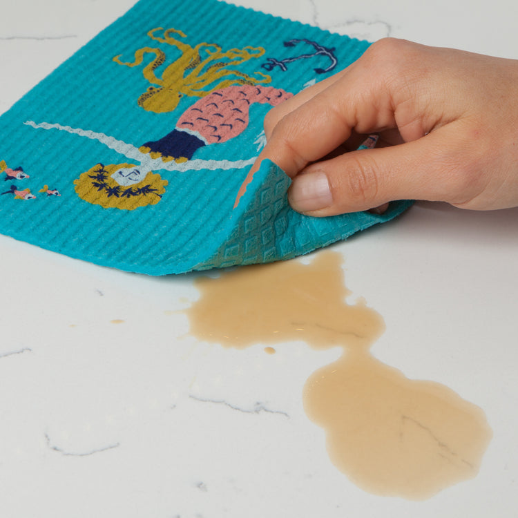 Mermaids Swedish Sponge Cloth