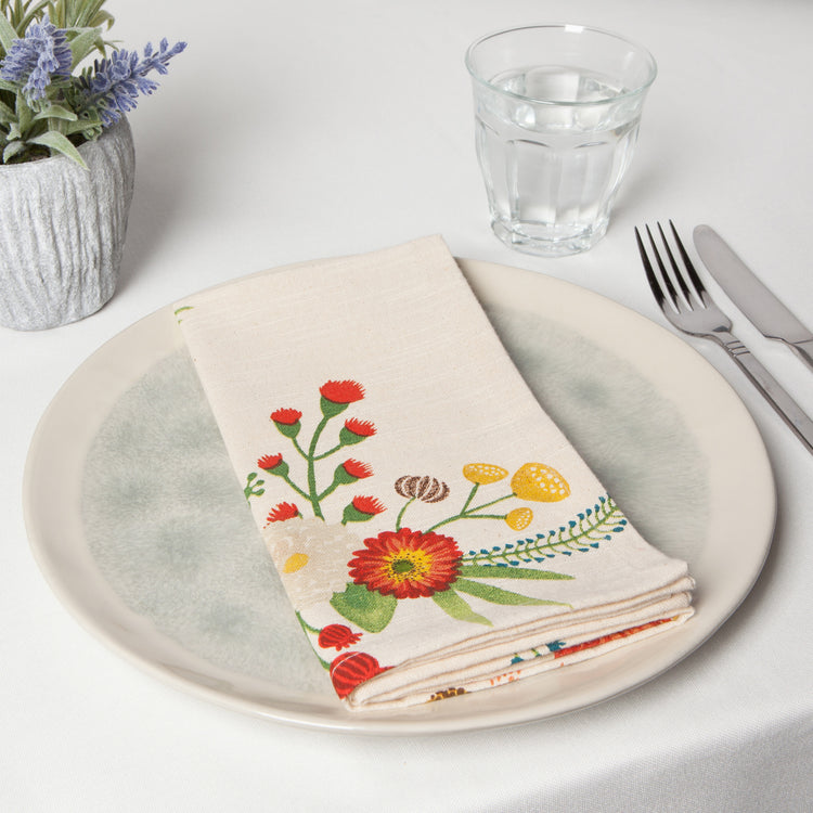 Goldenbloom Printed Napkins Set of 4