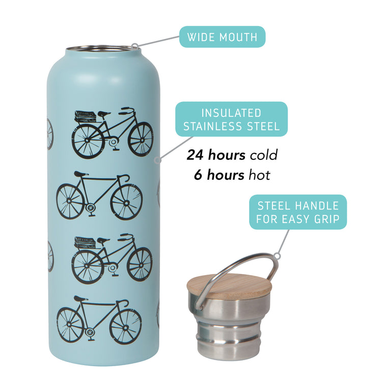 Sweet Ride Stainless Steel Water Bottle