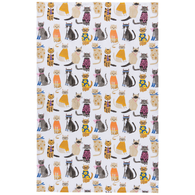 Feline Fine Dishtowel