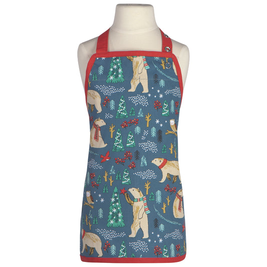 Winter Wilderland Kids Apron
