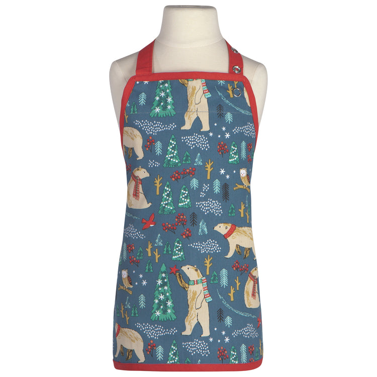 Winter Wilderland Kids Apron