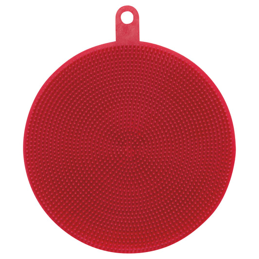 Scrub Bub Carmine Red Silicon Scrubber