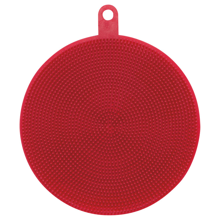Scrub Bub Carmine Red Silicon Scrubber