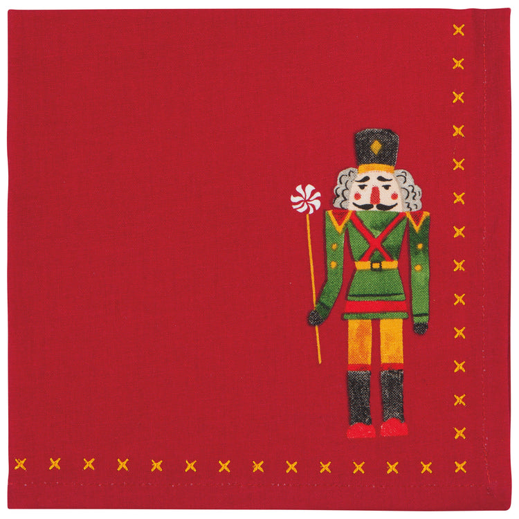 Nutcracker Christmas Napkins Set of 4