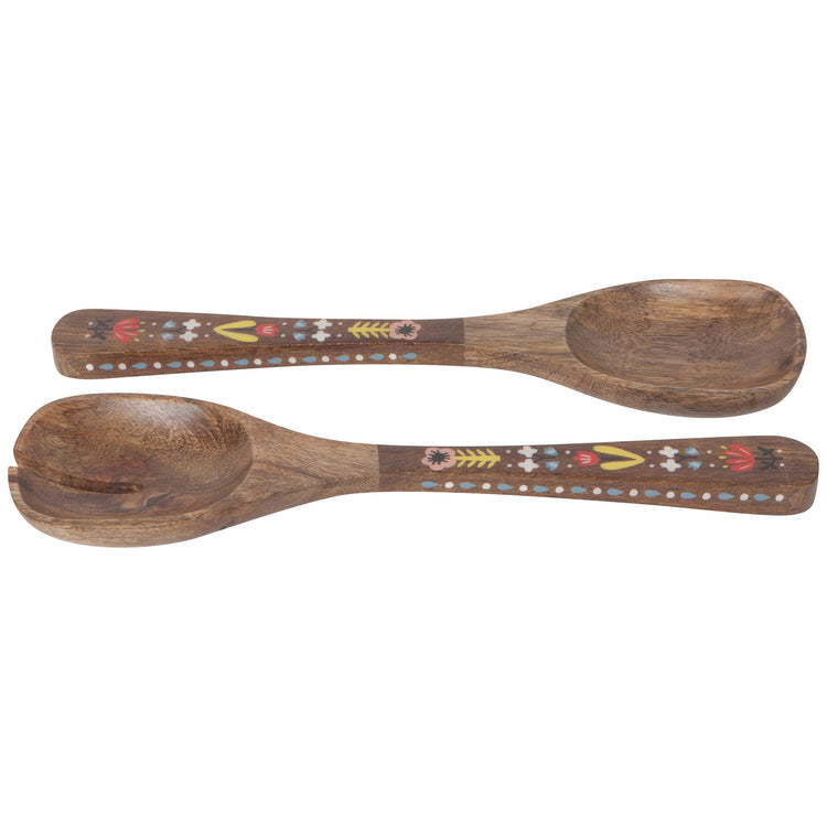 Frida Mango Wood Salad Servers Set of 2