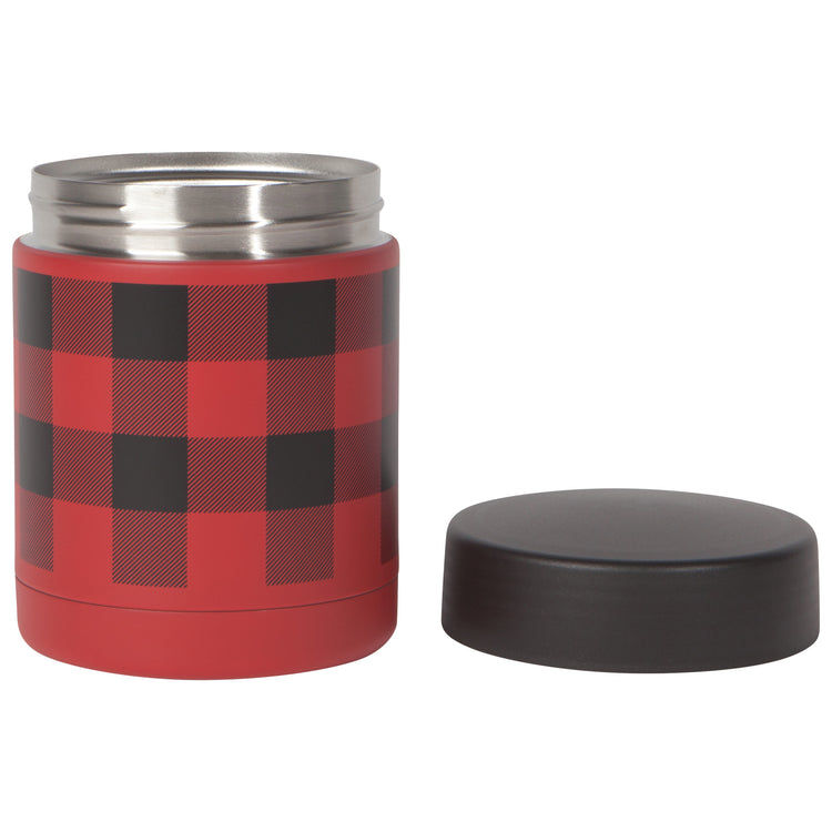 Buffalo Check Small Food Jar 12 oz