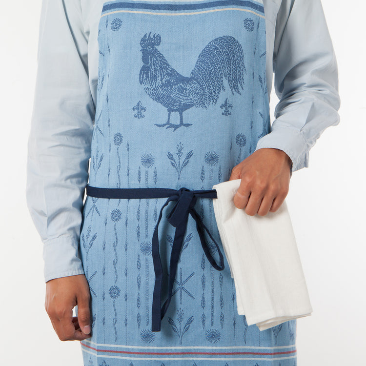 Rooster Francaise Jacquard Apron