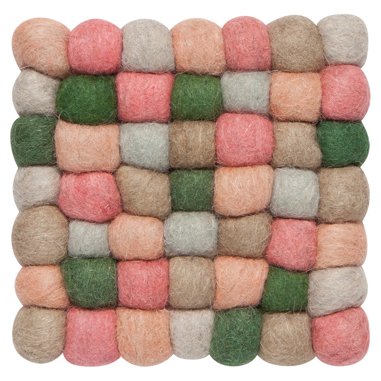 Nectar Wool Felt Ball Trivet