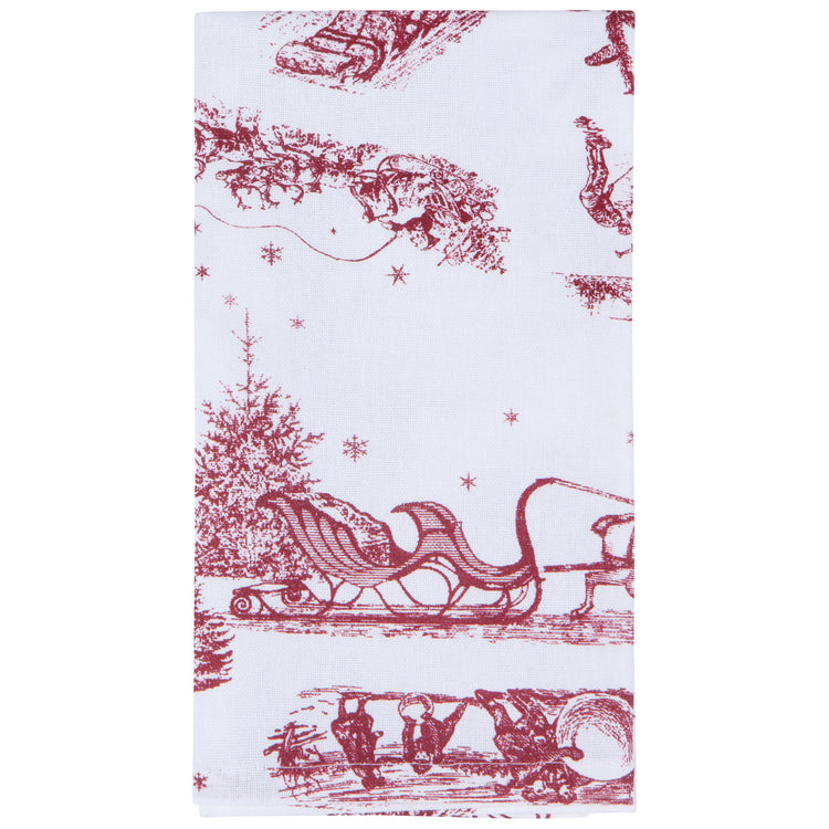 Winter Toile Printed Napkins Set of 4