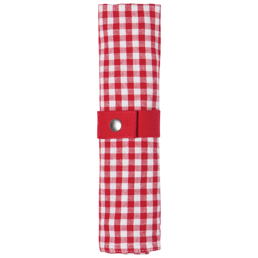 Gingham Roll Up Utensil Set of 5