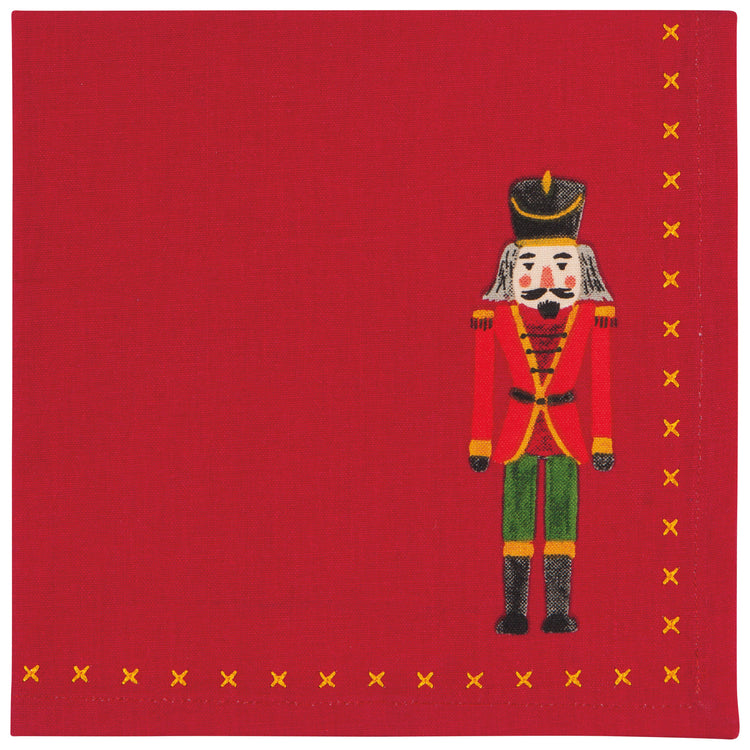 Nutcracker Christmas Napkins Set of 4