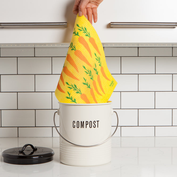 Carrots Swedish Sponge Towel