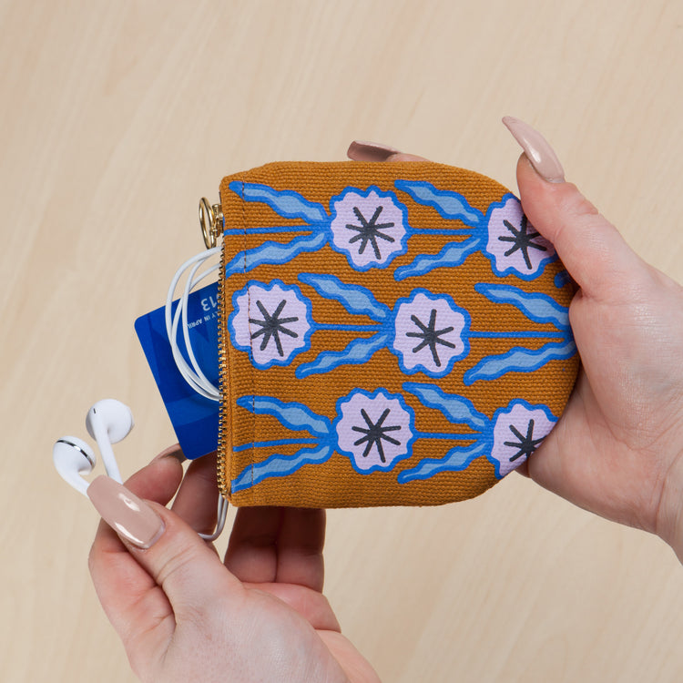 Still Life Halfmoon Zipper Pouch