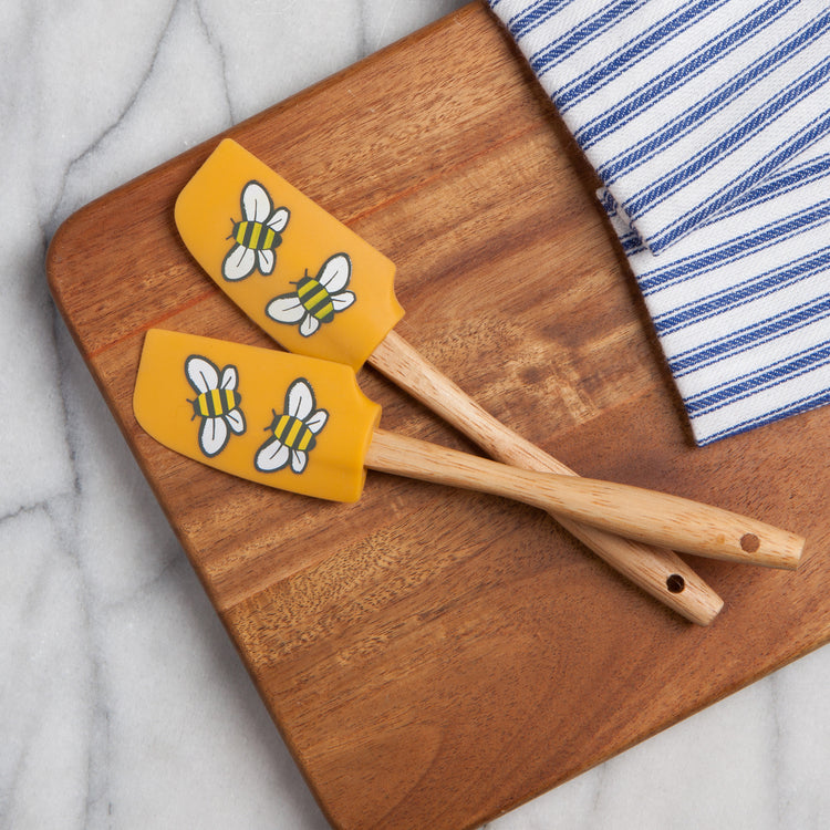 Bees Mini Silicone Spatulas Set of 2