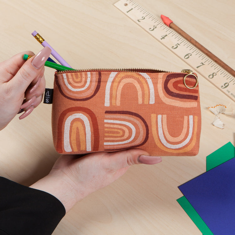 Solstice Pencil Cosmetic Bag