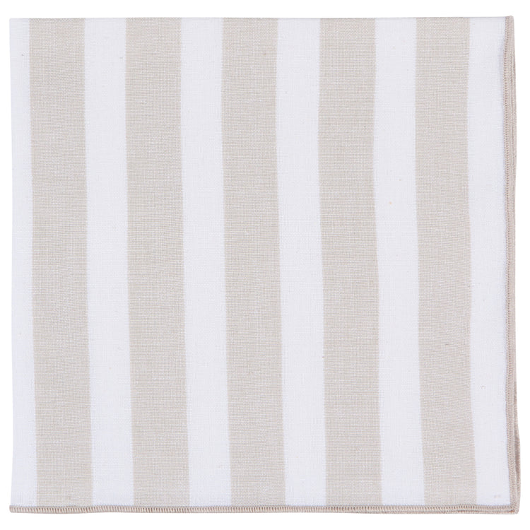 Dove Gray Caban Stripe Napkins Set of 4