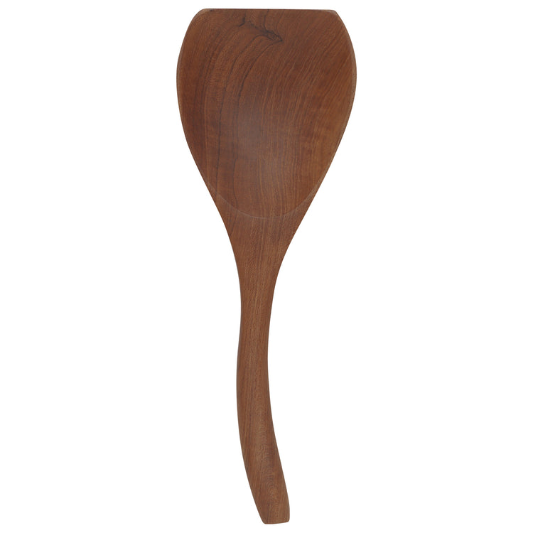 Teak Wood Wavy Short Shovel