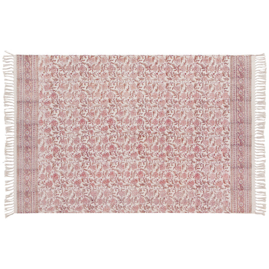 Eden Block Print Rug 4 x 6 Ft
