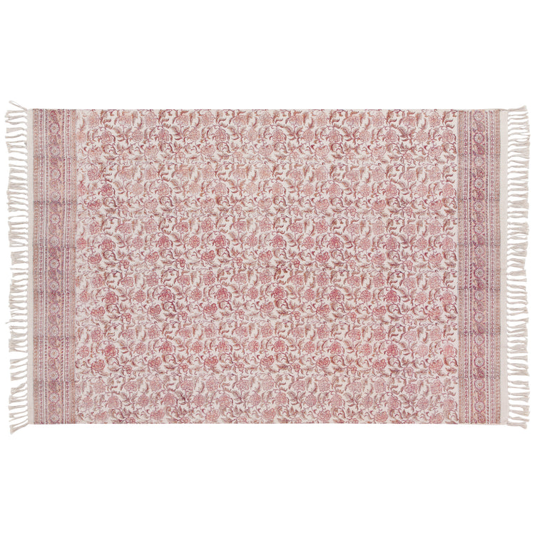 Eden Block Print Rug 4 x 6 Ft