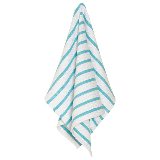 Basketweave Bali Blue Dishtowel