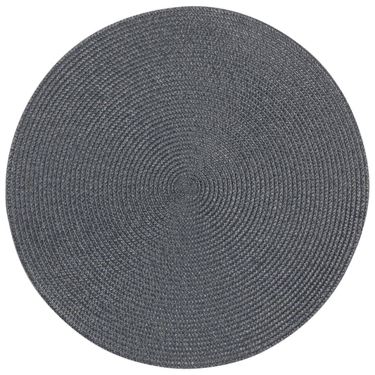 Disko Charcoal Round Placemat