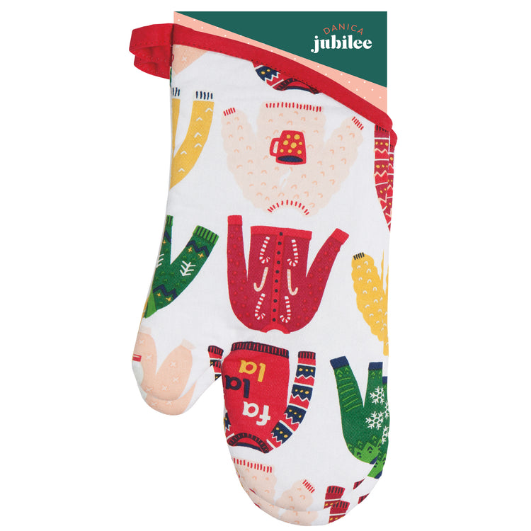 Ugly Christmas Sweater Oven Mitts Set of 2