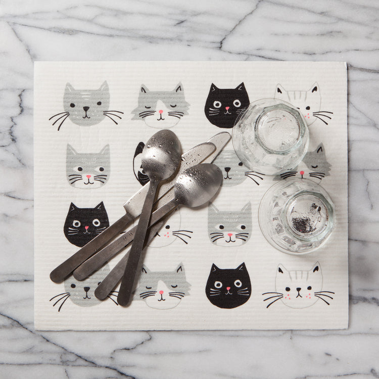 Cats Meow XL Swedish Sponge Cloth